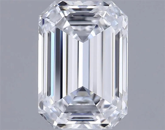 1.03ct Emerald Lab Grown Diamond (Colour D, Clarity VVS2, IGI Certified)