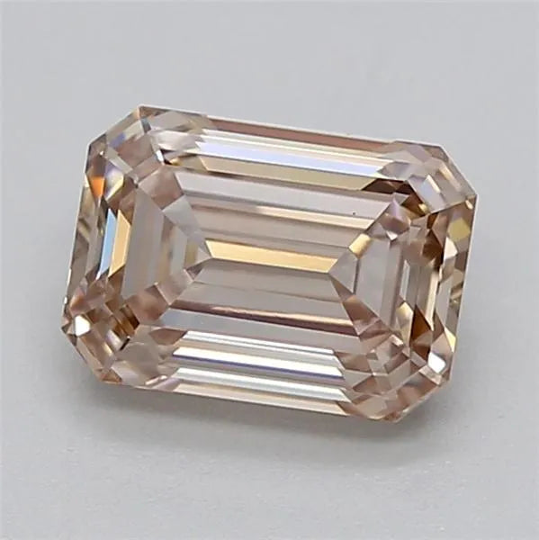 1.03ct Emerald Lab Grown Diamond (Colour Very Light Brown, Clarity VS1, IGI Certified)