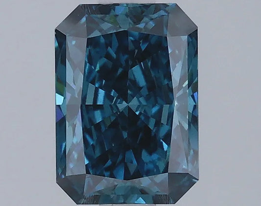 1.03ct Radiant Lab Grown Diamond (Colour Fancy Vivid Blue, Clarity VS2, IGI Certified)