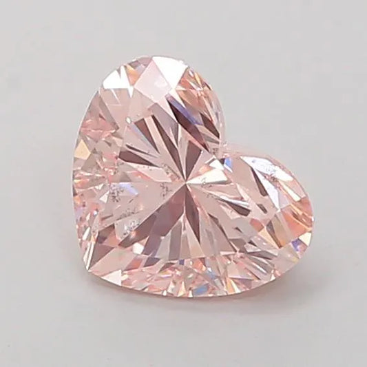 1.04ct Heart Lab Grown Diamond (Colour Fancy Pink, Clarity SI1, IGI Certified)