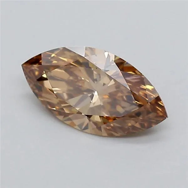 1.05ct Marquise Lab Grown Diamond (Colour Fancy Brown, Clarity VVS2, IGI Certified)