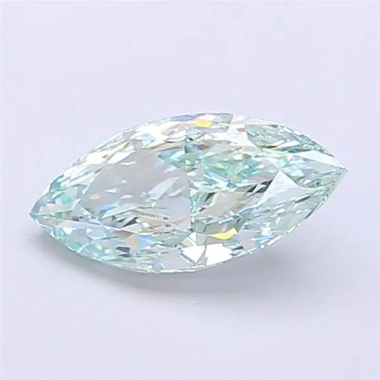 1.05ct Marquise Lab Grown Diamond (Colour Fancy Vivid Green, Clarity VS1, IGI Certified)