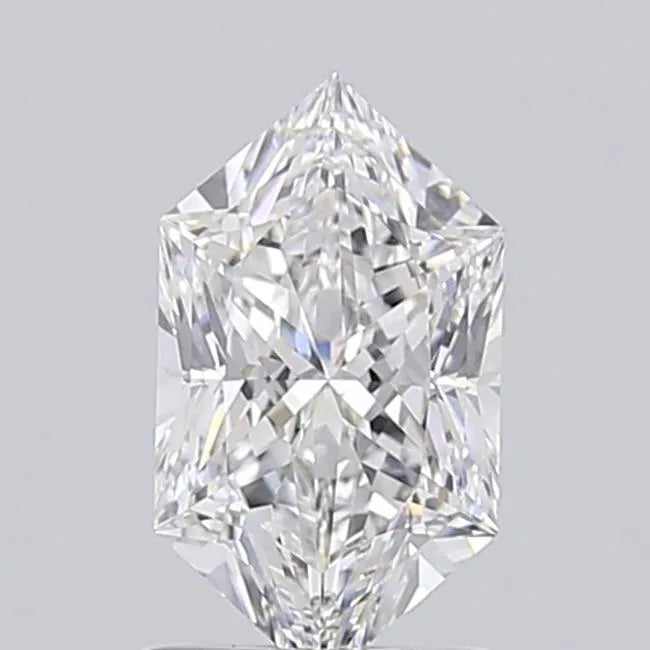 1.08ct Hexagonal Lab Grown Diamond (Colour D, Clarity VVS2, IGI Certified)