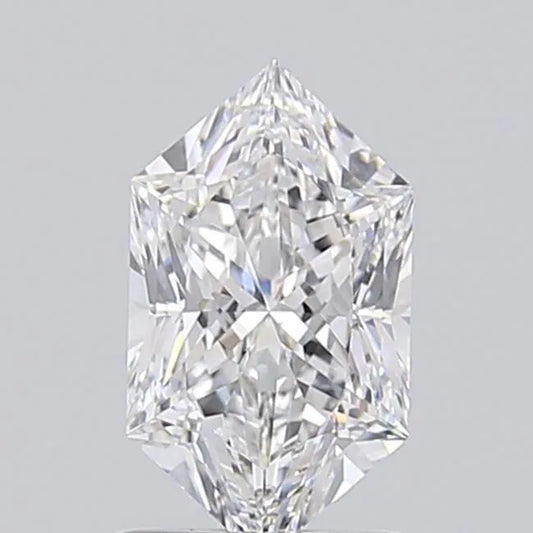 1.08ct Hexagonal Lab Grown Diamond (Colour D, Clarity VVS2, IGI Certified)