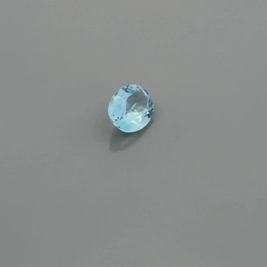 1.09ct Oval Natural Aquamarine (Colour Blue, Clarity Slightly Included, Cut Faceted)