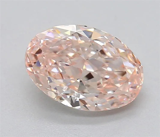 1.10ct Oval Lab Grown Diamond (Colour Fancy Pink, Clarity VVS2, IGI Certified)