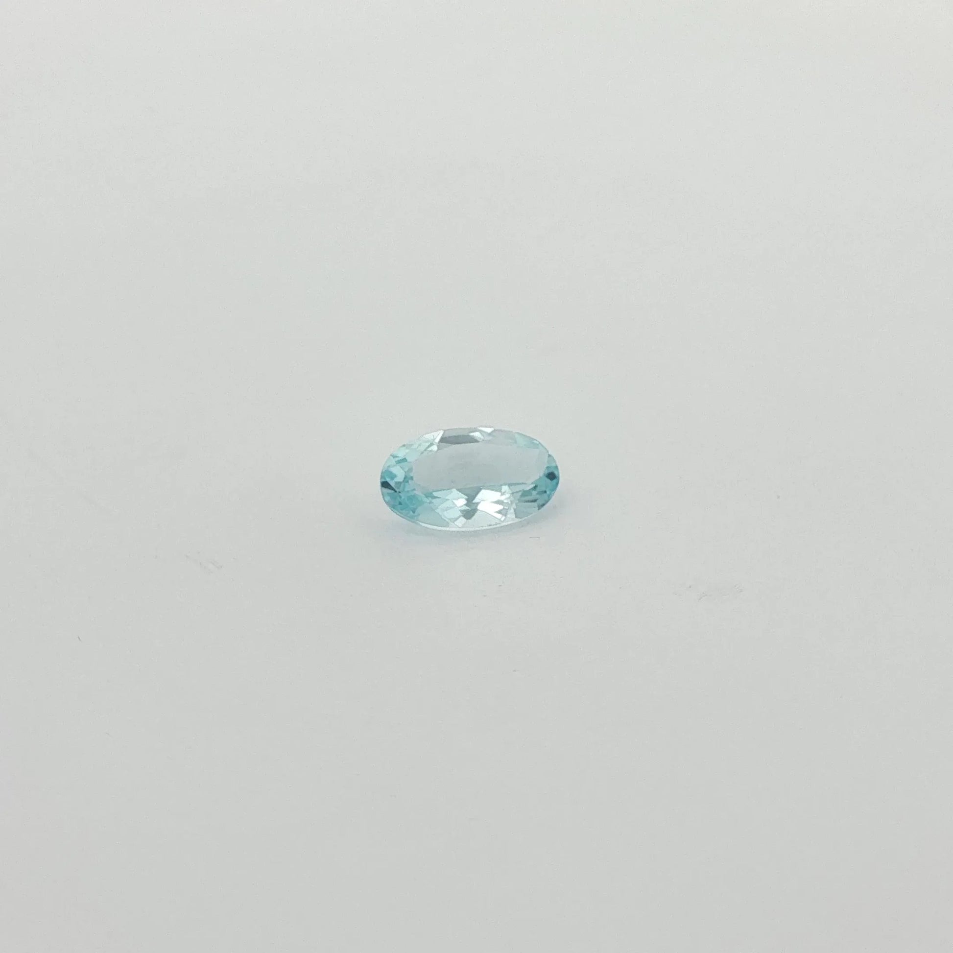 1.10ct Oval Natural Aquamarine (Colour Blue, Clarity Slightly Included, Cut Faceted)