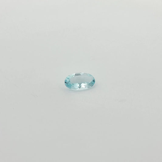 1.10ct Oval Natural Aquamarine (Colour Blue, Clarity Slightly Included, Cut Faceted)