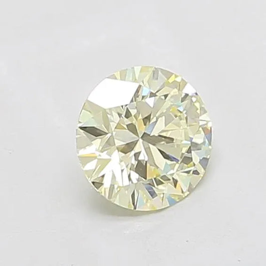 1.10ct Round Lab Grown Diamond (Colour Very Light Yellow, Clarity VVS2, Cut ID, IGI Certified)