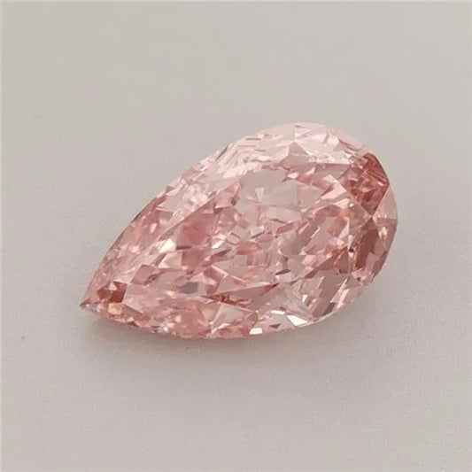 1.13ct Pear Lab Grown Diamond (Colour Fancy Vivid Pink, Clarity VS1, IGI Certified)