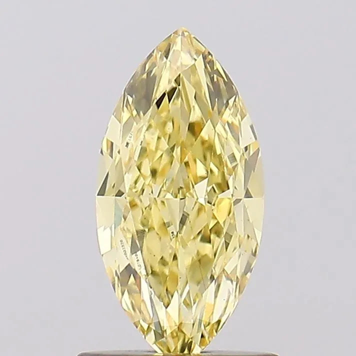 1.20ct Marquise Lab Grown Diamond (Colour Fancy Intense Yellow, Clarity VS1, IGI Certified)