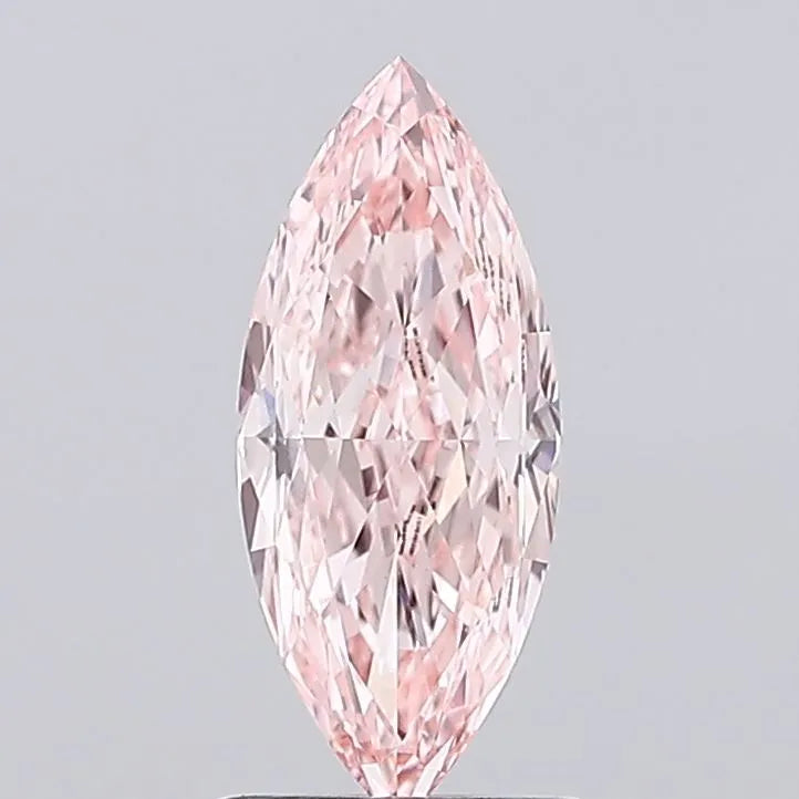 1.22ct Marquise Lab Grown Diamond (Colour Fancy Vivid Pink, Clarity VVS2, IGI Certified)