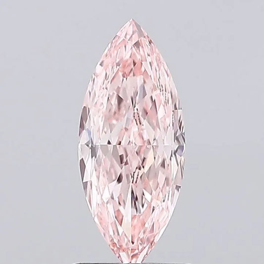 1.22ct Marquise Lab Grown Diamond (Colour Fancy Vivid Pink, Clarity VVS2, IGI Certified)