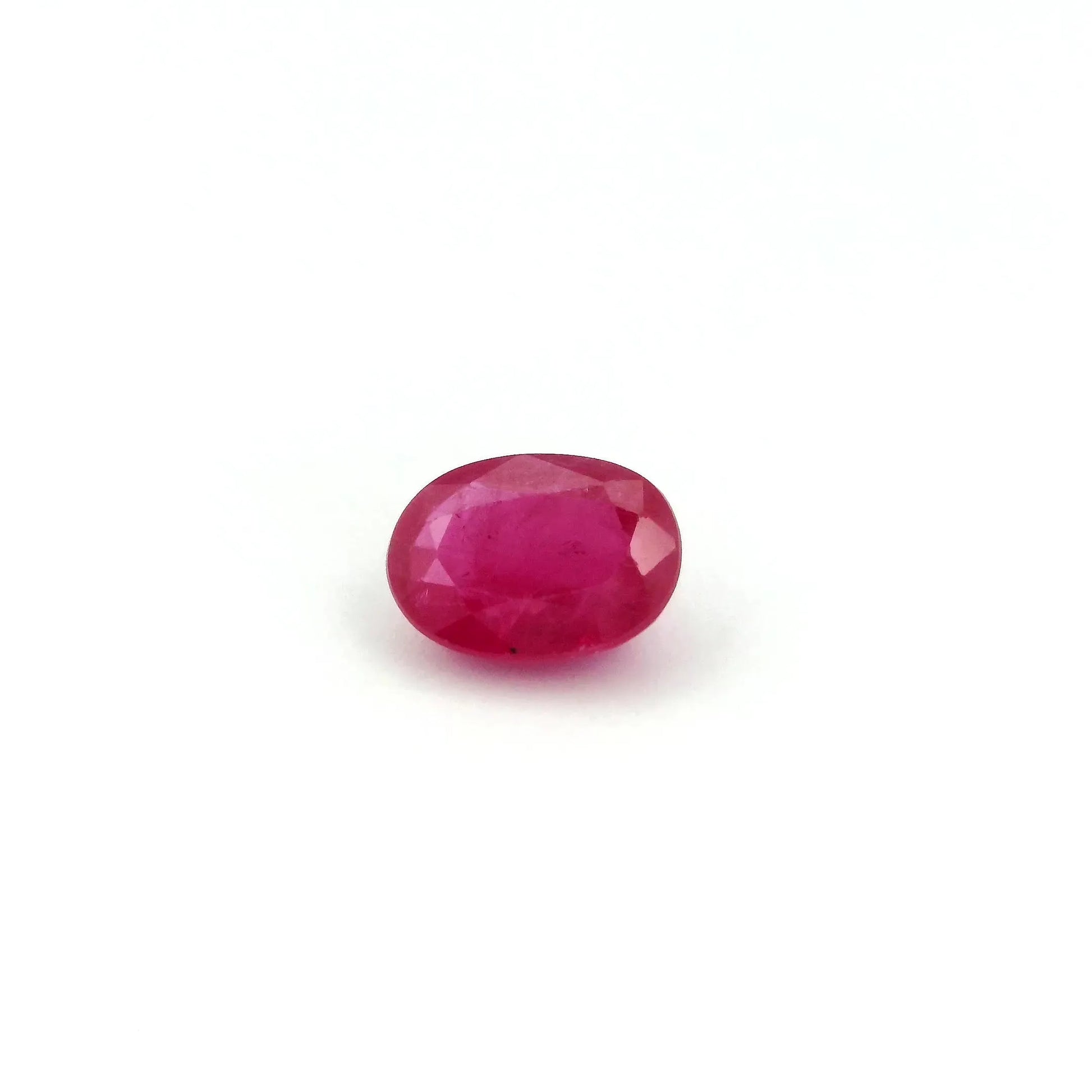 1.24ct Oval Natural Ruby (Colour Red, Clarity Slightly Included, Cut Faceted)