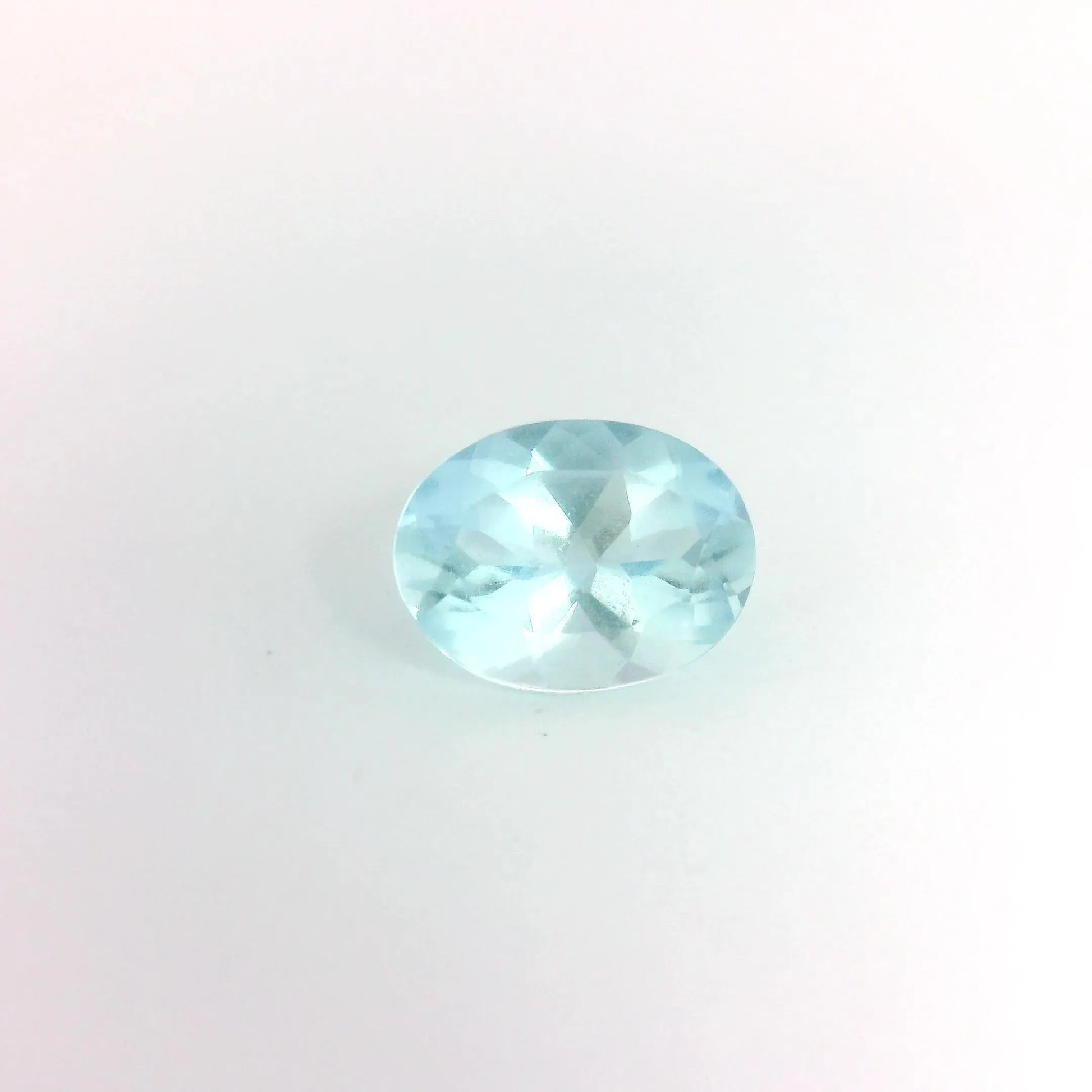 1.26ct Oval Natural Aquamarine (Colour Blue, Clarity Eye Clean, Cut Faceted)