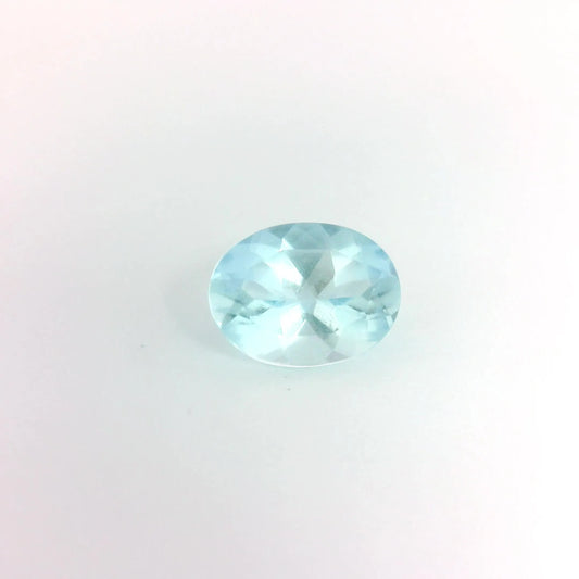 1.26ct Oval Natural Aquamarine (Colour Blue, Clarity Eye Clean, Cut Faceted)