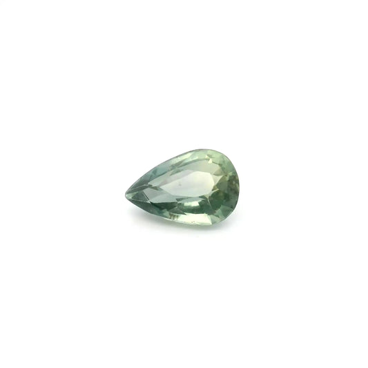 1.29ct Pear Natural Sapphire (Colour Green, Clarity Eye Clean, Cut Faceted)