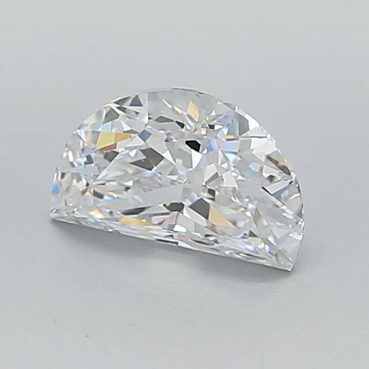 1.30ct Half moon Lab Grown Diamond (Colour D, Clarity IF, IGI Certified)