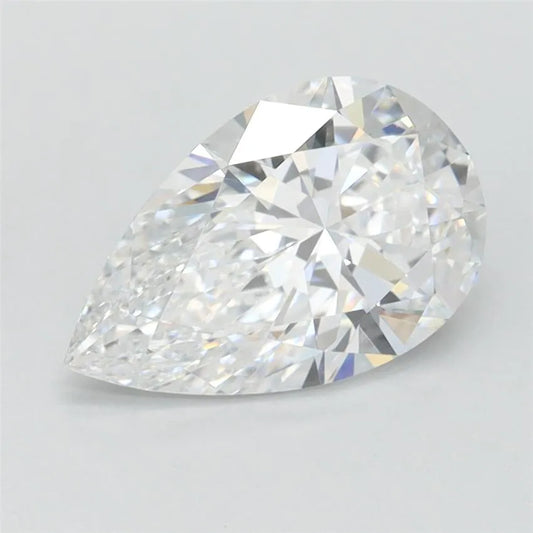 1.35ct Pear Lab Grown Diamond (Colour D, Clarity IF, IGI Certified)