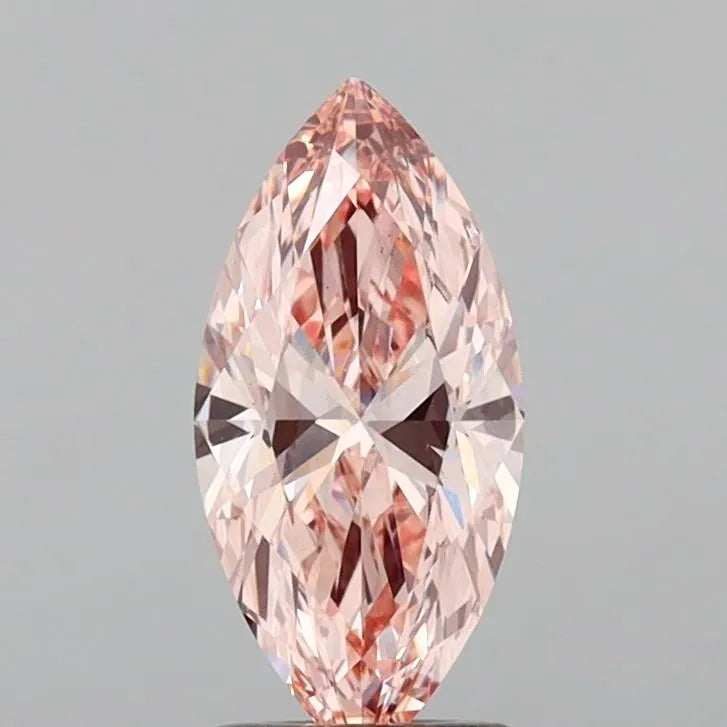 1.39ct Marquise Lab Grown Diamond (Colour Fancy Intense Pink, Clarity VS2, IGI Certified)