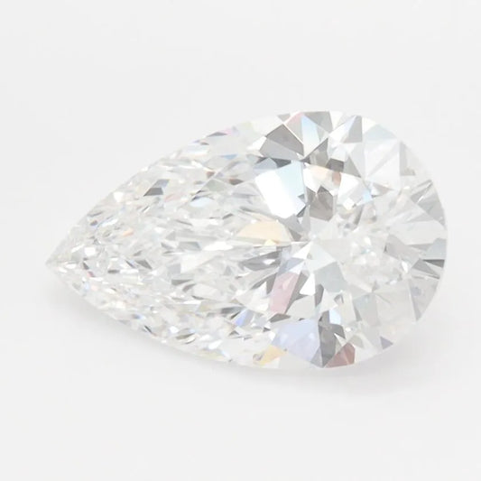 1.40ct Pear Lab Grown Diamond (Colour D, Clarity VVS1, IGI Certified)