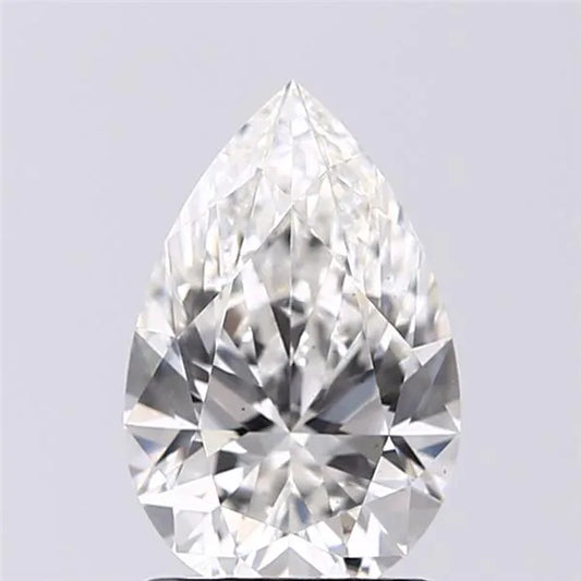1.40ct Pear Lab Grown Diamond (Colour G, Clarity VS2, GIA Certified)