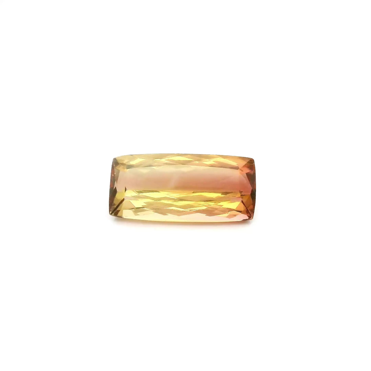 1.41ct Cushion Natural Tourmaline (Colour Bicolor, Clarity Slightly Included, Cut Faceted)