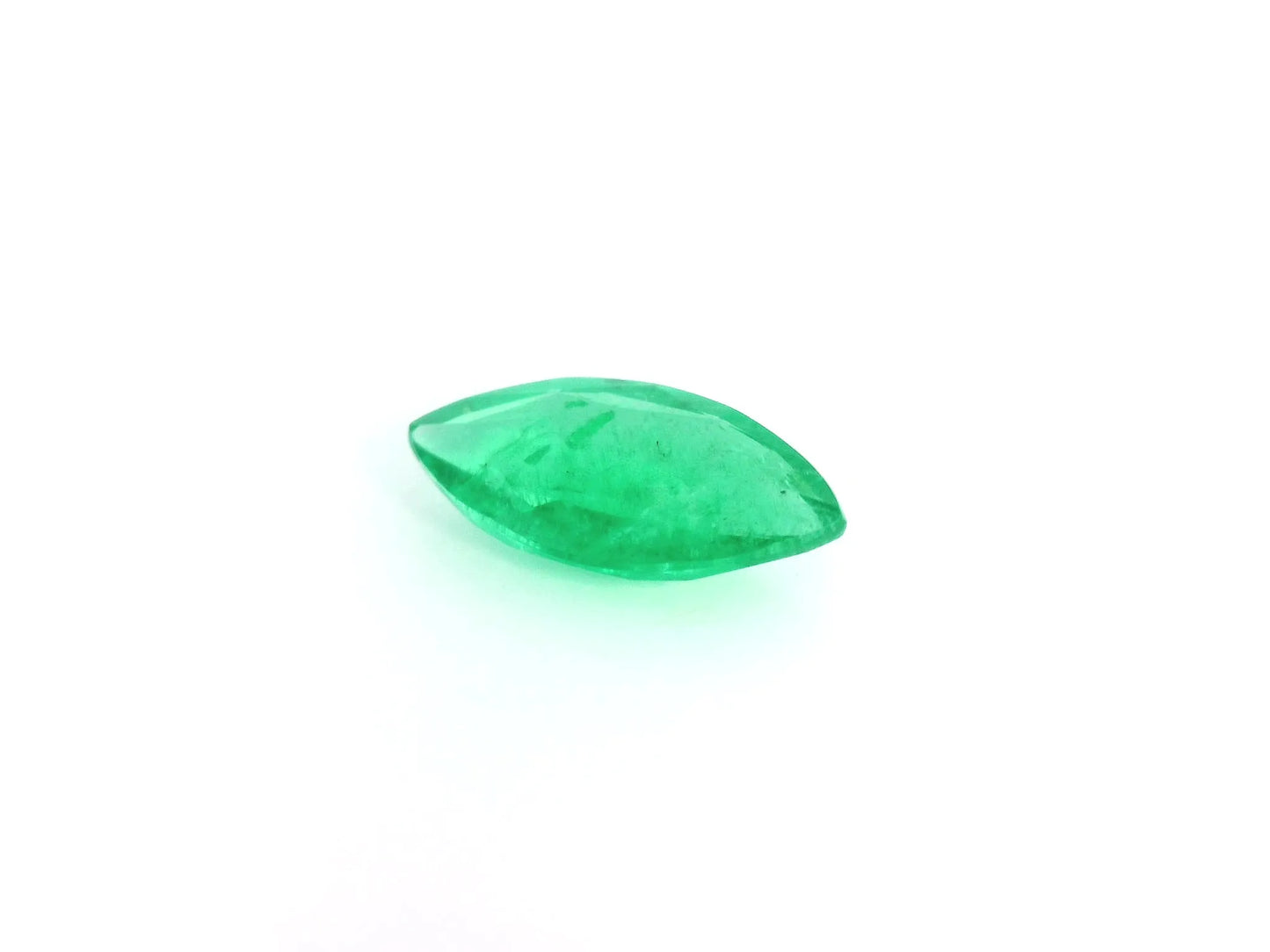 1.44ct Marquise Natural Emerald (Colour Green, Clarity Moderately Included, Cut Faceted)