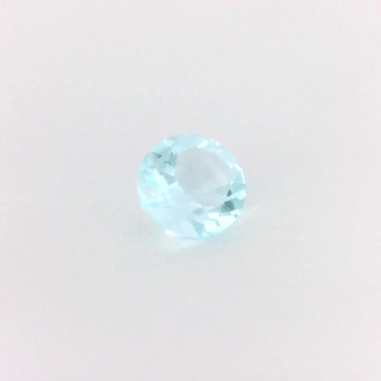 1.44ct Round Natural Topaz (Colour Blue, Clarity Eye Clean, Cut Faceted)