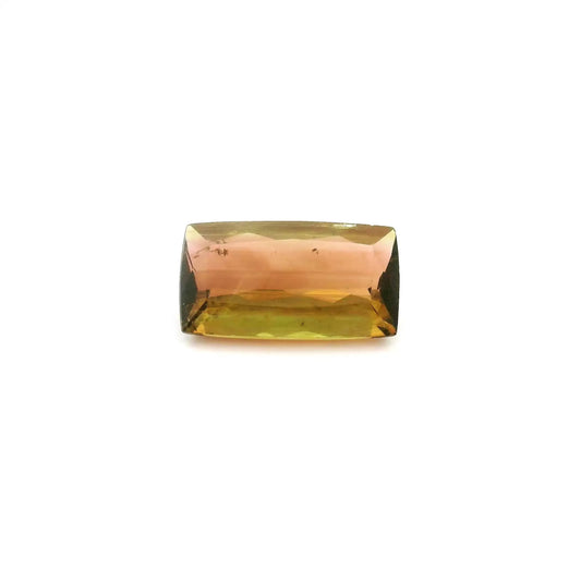 1.46ct Cushion Natural Tourmaline (Colour Bicolor, Clarity Slightly Included, Cut Faceted)