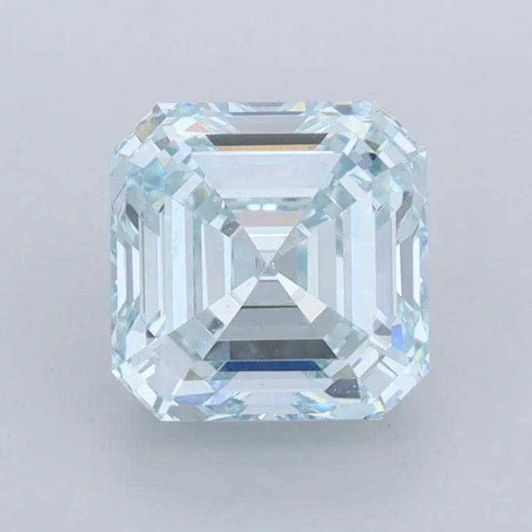 1.50ct Asscher Lab Grown Diamond (Colour Fancy Intense Blue, Clarity VVS2, IGI Certified)