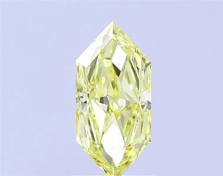 1.50ct Hexagonal Lab Grown Diamond (Colour Fancy Yellow, Clarity VS1, IGI Certified)