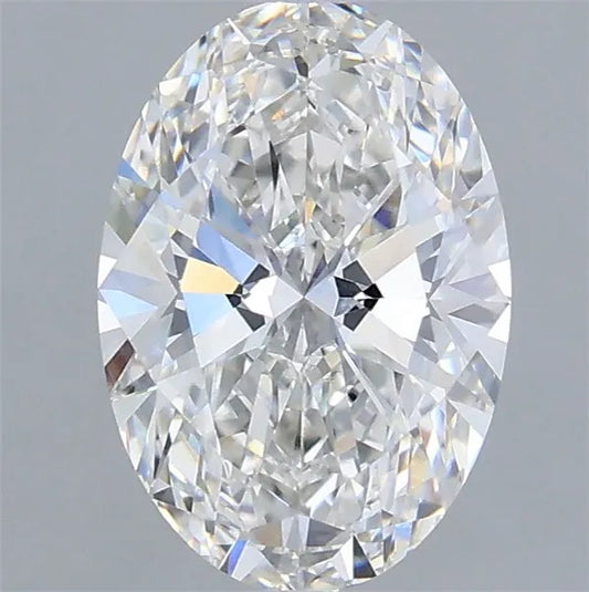 1.50ct Oval Lab Grown Diamond (Colour F, Clarity VVS2, IGI Certified)