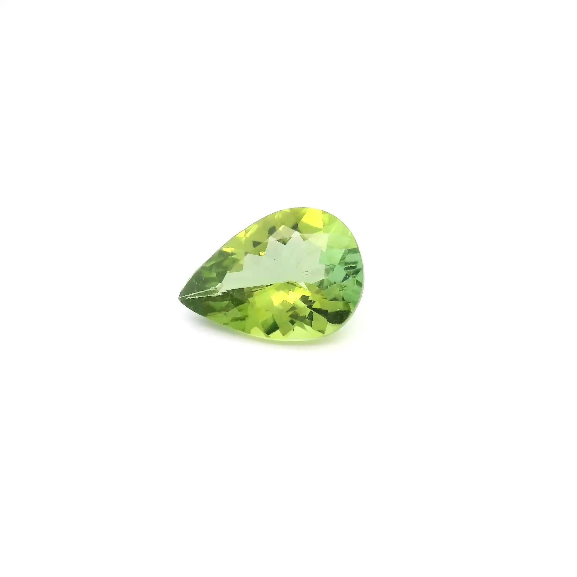 1.50ct Pear Natural Tourmaline (Colour Green, Clarity Eye Clean, Cut Faceted)