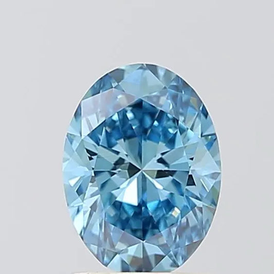 1.51ct Emerald Lab Grown Diamond (Colour Fancy Vivid Blue, Clarity VS1, IGI Certified)