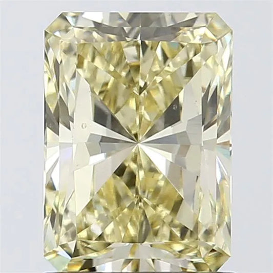 1.51ct Radiant Lab Grown Diamond (Colour Faint Yellow, Clarity VS1, Cut GD, IGI Certified)