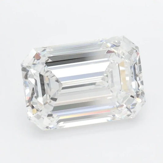 1.52ct Emerald Lab Grown Diamond (Colour D, Clarity IF, IGI Certified)