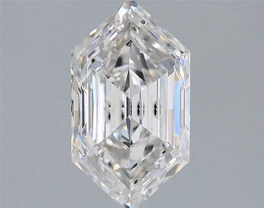 1.52ct Hexagonal Lab Grown Diamond (Colour E, Clarity SI2, IGI Certified)