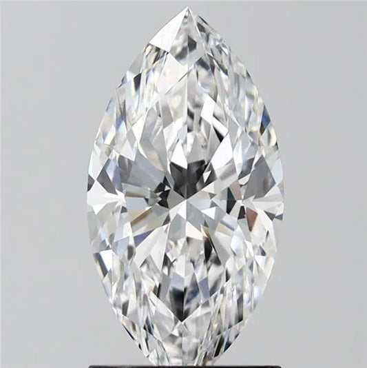 1.52ct Marquise Lab Grown Diamond (Colour D, Clarity VVS2, IGI Certified)