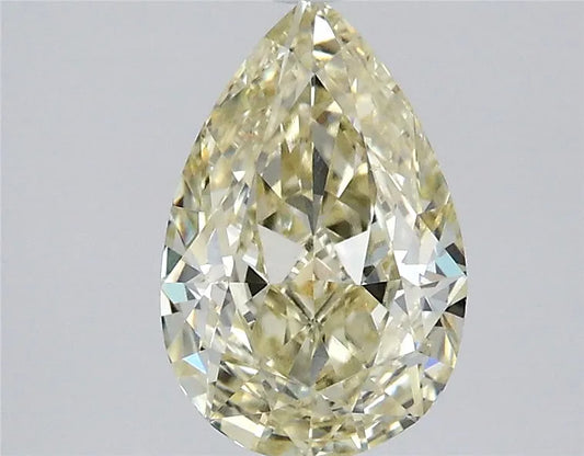 1.52ct Pear Lab Grown Diamond (Colour Fancy Light Yellow, Clarity VS1, IGI Certified)