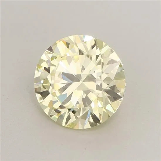 1.52ct Round Lab Grown Diamond (Colour Fancy Intense Yellow, Clarity VS1, Cut EX, IGI Certified)