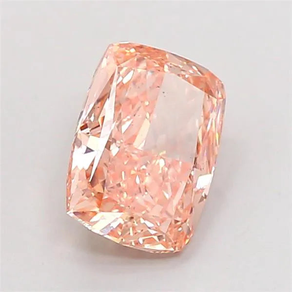 1.53ct Cushion modified Lab Grown Diamond (Colour Fancy Light Orangey Brown, Clarity VS2, IGI Certified)