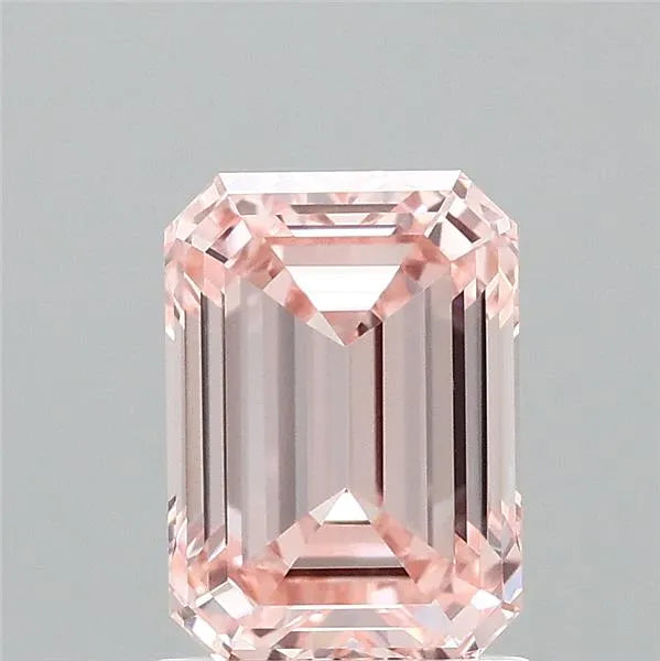 1.54ct Emerald Lab Grown Diamond (Colour Fancy Intense Pink, Clarity VVS2, IGI Certified)