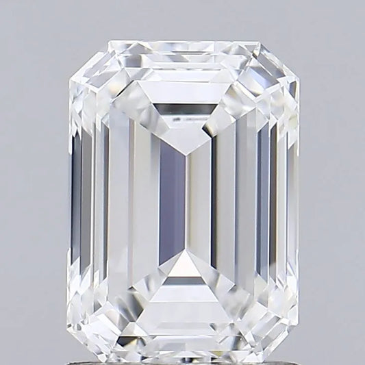 1.55ct Emerald Lab Grown Diamond (Colour E, Clarity IF, IGI Certified)