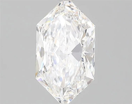 1.56ct Hexagonal Lab Grown Diamond (Colour D, Clarity VVS1, IGI Certified)