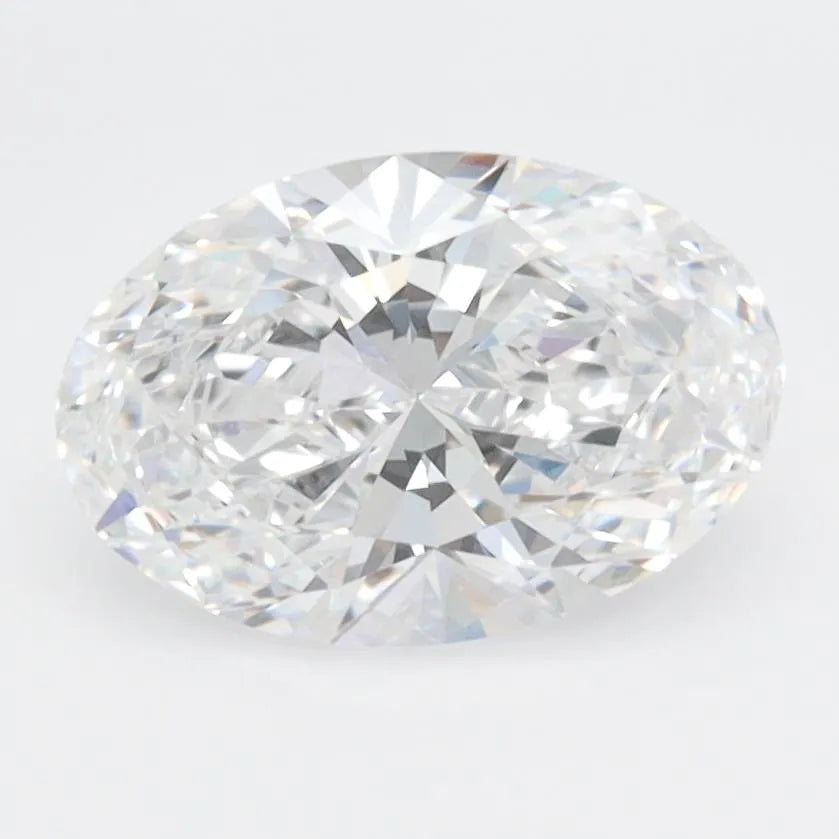 1.56ct Oval Lab Grown Diamond (Colour D, Clarity VVS2, IGI Certified)