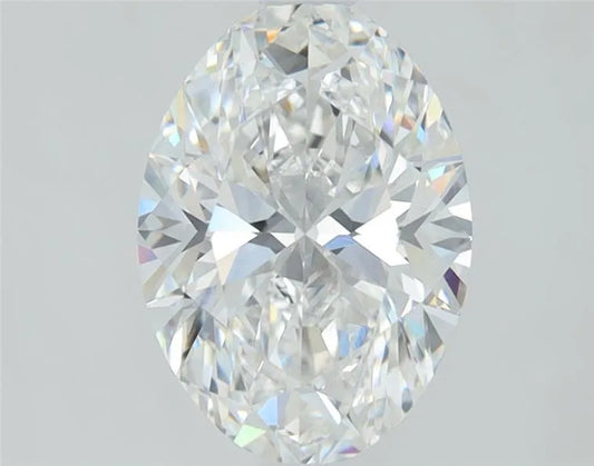 1.57ct Oval Lab Grown Diamond (Colour E, Clarity VVS2, IGI Certified)