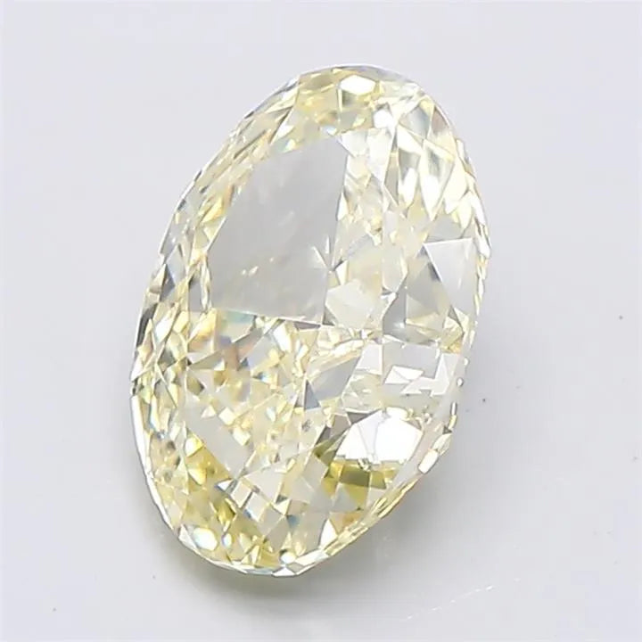 1.57ct Oval Lab Grown Diamond (Colour Fancy Light Yellow, Clarity VVS2, IGI Certified)