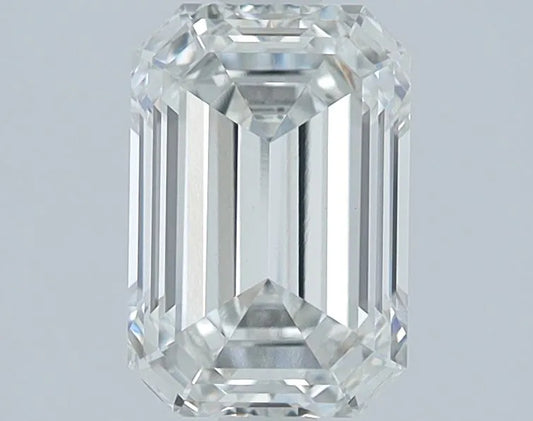 1.59ct Emerald Lab Grown Diamond (Colour G, Clarity VVS2, IGI Certified)