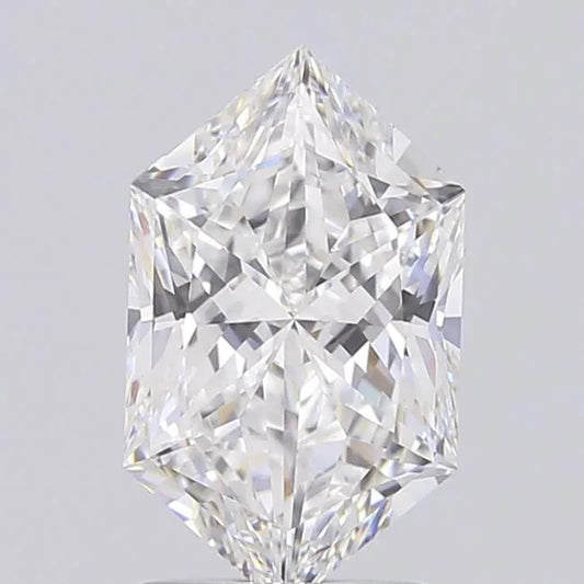 1.59ct Hexagonal Lab Grown Diamond (Colour D, Clarity VS1, IGI Certified)